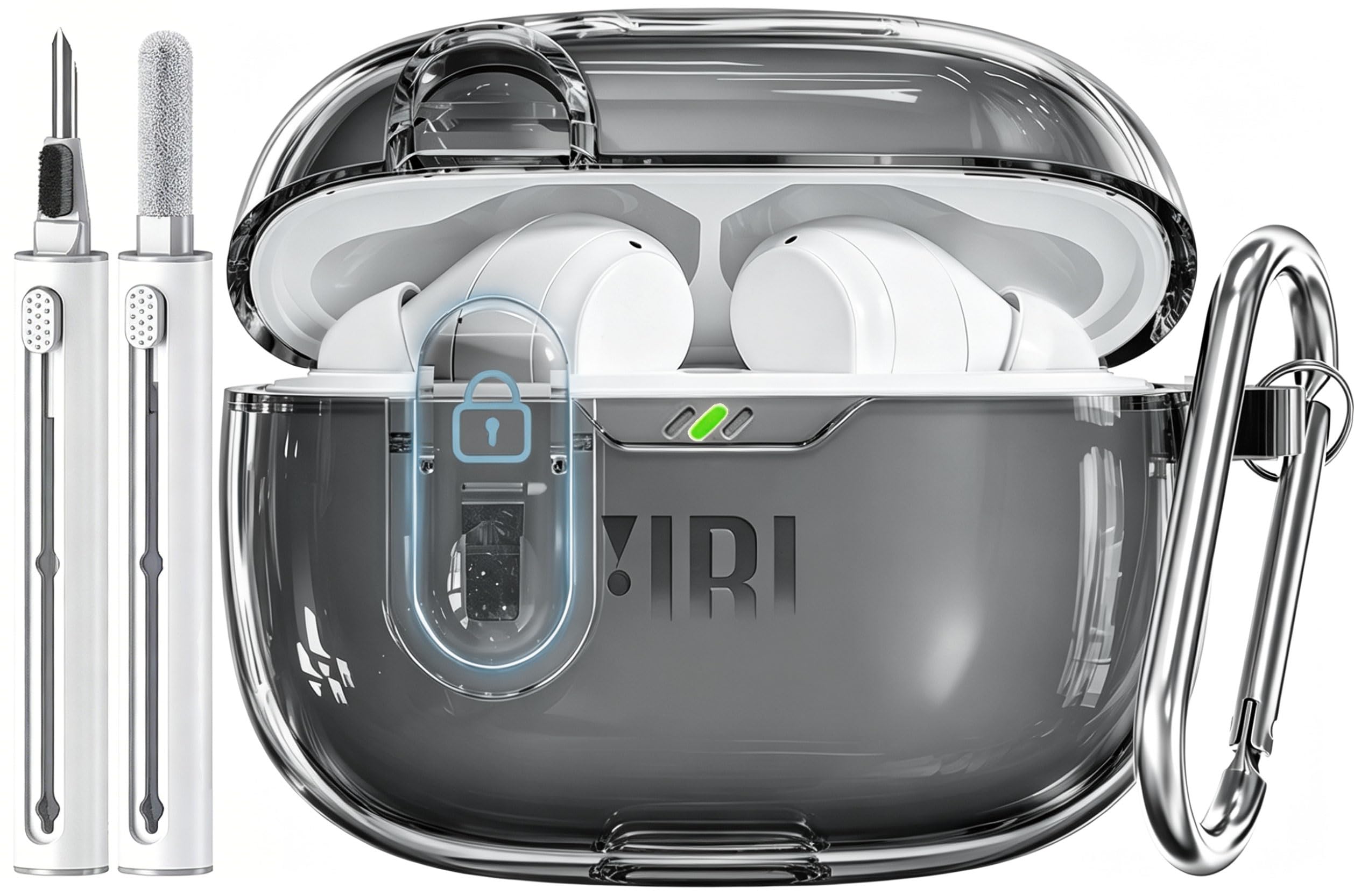 Wowwat for JBL Vibe 200TWS/JBL Vibe Beam Case with Lock
